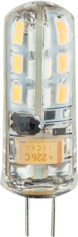 GU4 led - 1,5 Watt, 140 Lumen, 12 Volt, 3000 Kelvin warmweiß - nicht dimmbar