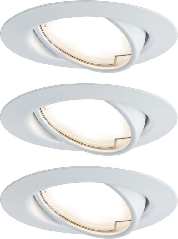 93423 Base Einbauleuchte 3er Set led led 15 w Weiß - Paulmann