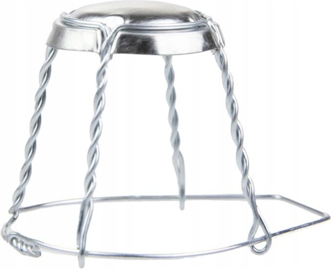 10 Champagnerkörbe mit Silberauflage, 37 mm