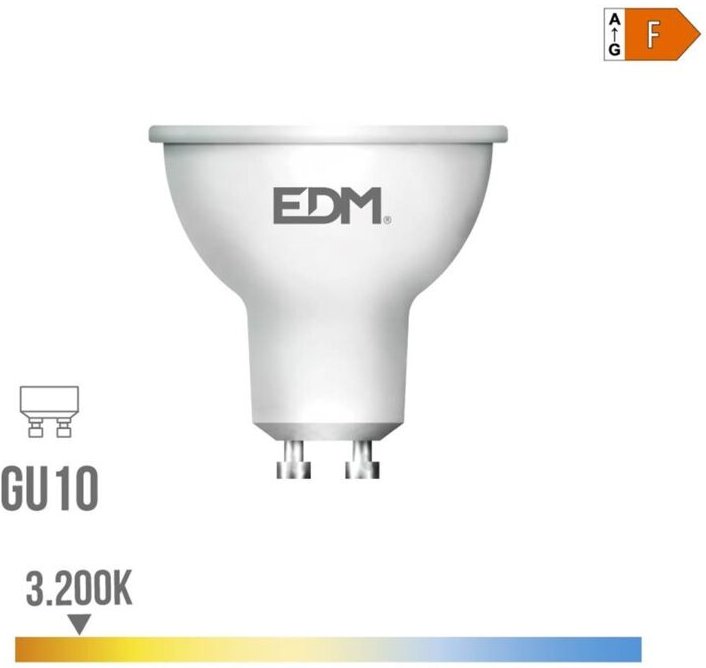 GU10 dichroitische LED-Lampe (10 W 3200 K 932 lm) IP20 Ø5 x 6,4 cm