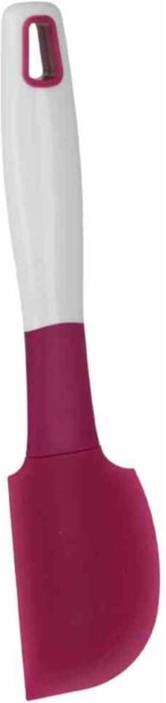 Silikon-Teigschaber 26 cm weiß/rot