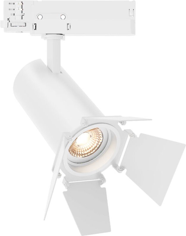 Efectoled - 3-Phasenstromschiene LED-Strahler 30W Fasano Cinema cct Dimmbar dali Weiss (2700K - 3200K - 4000K) Wählbar