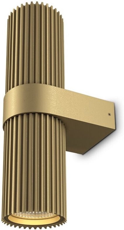 Thumbnail - Maytoni Dynamics Moderne Up & Down Wandleuchte Gold 2xGU10 Weißer Schirm