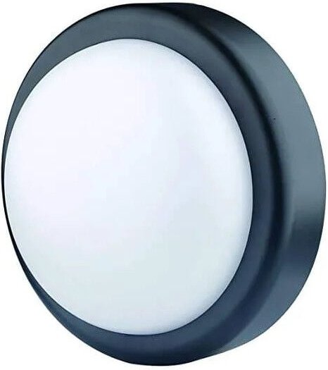 Rundes LED-Bullauge 14W , 4000K, 1000 lm , Abmessungen 200X200X100, Farbe Schwarz