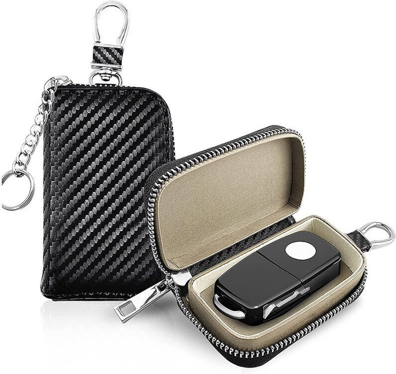 1 Autoschlüssel-Aufbewahrungsbox, RFID-Signalschutztasche, Schlüsseletui, diebstahlsichere Schlüsselaufbewahrungsbox, sc...