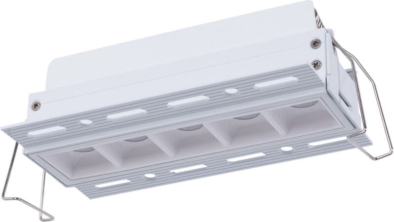 Led Einbaustrahler Gipskarton 12W UGR18 CRI90 eckig Trimless