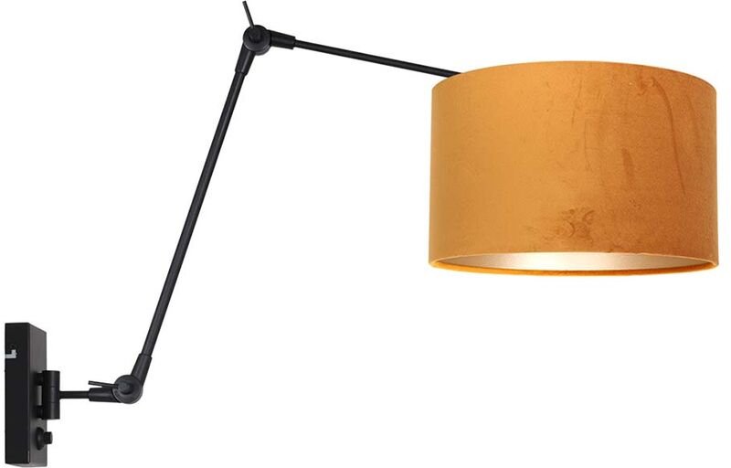 Wandleuchte - Prestige Chic - schwarz - metall - - Steinhauer