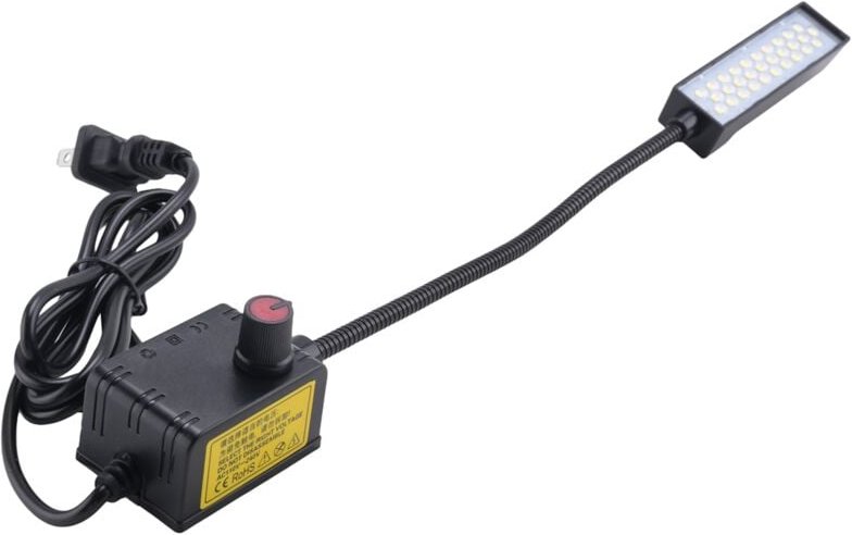 Dimmbare 30 led Nähmaschinenleuchte Beleuchtung für Werkbank Drehmaschine Bohrmaschine Flexibler Arm Arbeitslampe US-Ste...
