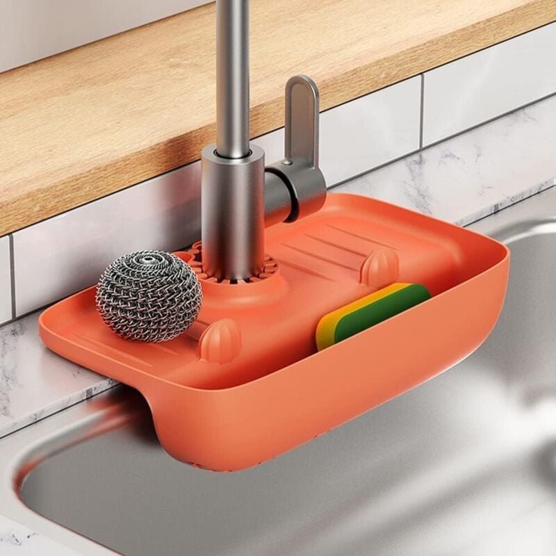 Spritzschutz für Wasserhähne – Abtropfmatte für Spülbecken – Rutschfeste Tischmatte – Abtropfschale aus Asphalt – Spritz...