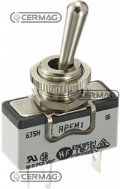 Einpoliger Kippschalter mit 2 schnellen AUS-EIN-Anschlüssen 250V 15A 35921