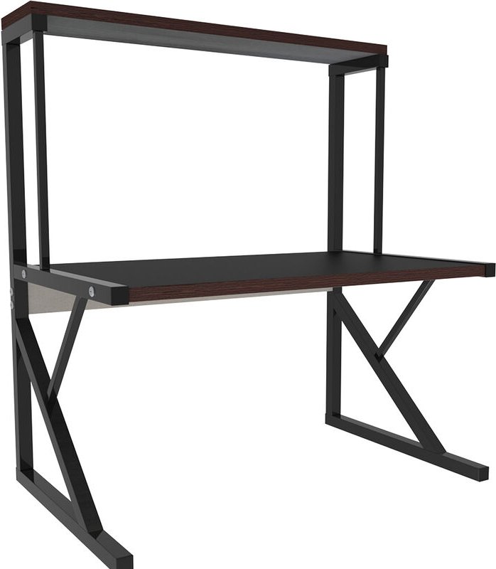 Küchenregal, Standregal Mikrowellenregal mit 2 Ablagen, Industrie-Design, für Mikrowelle, Kochutensilien, Gewürze 655430...