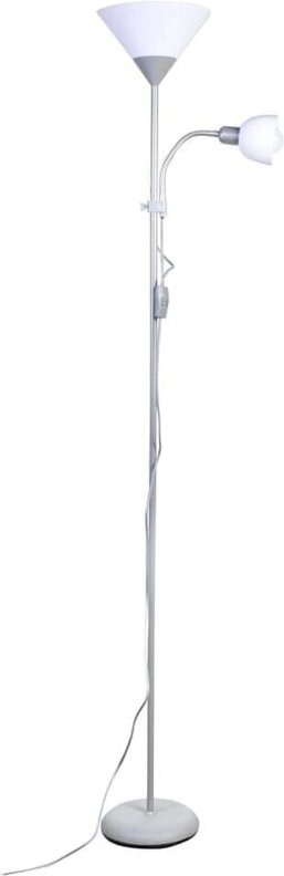 Lisa Silberne Stehlampe mit zwei Lichtern