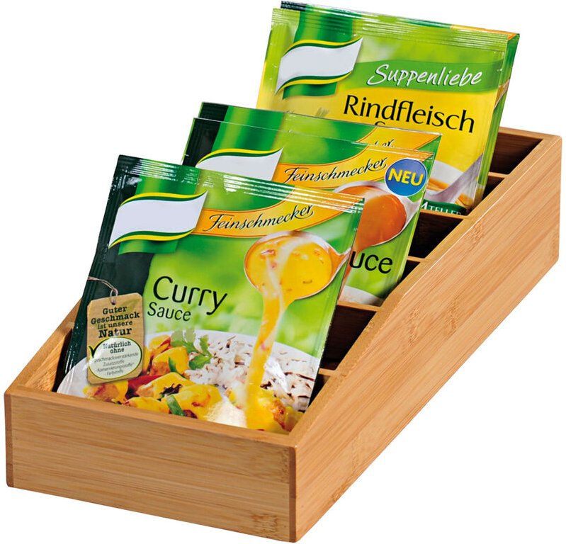 Aufbewahrungsbox mit universellem Zweck, Organizer, Bambusbehälter, Bambus