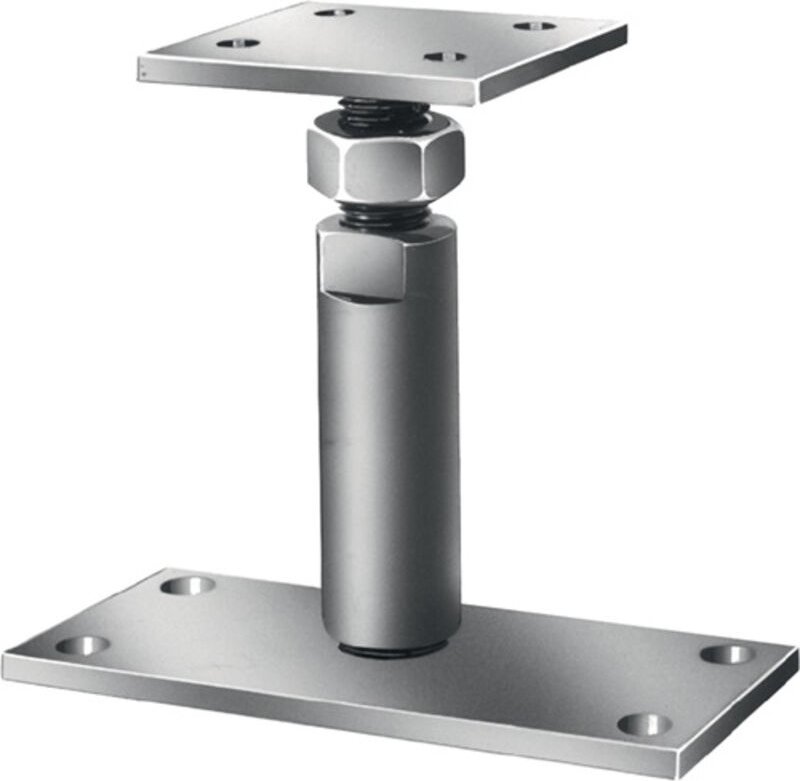 Vormann - 071329000CE Podeststützenschuh 150 x 70 / 70 x 80 mm Stahl blau verzink