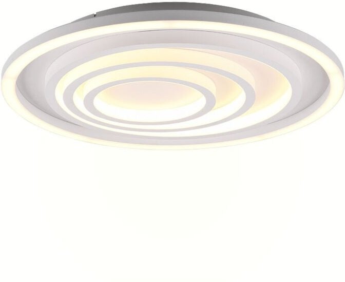 Große Deckenleuchte KAGAWA mit Fernbedienung Weiß, Ø 50cm