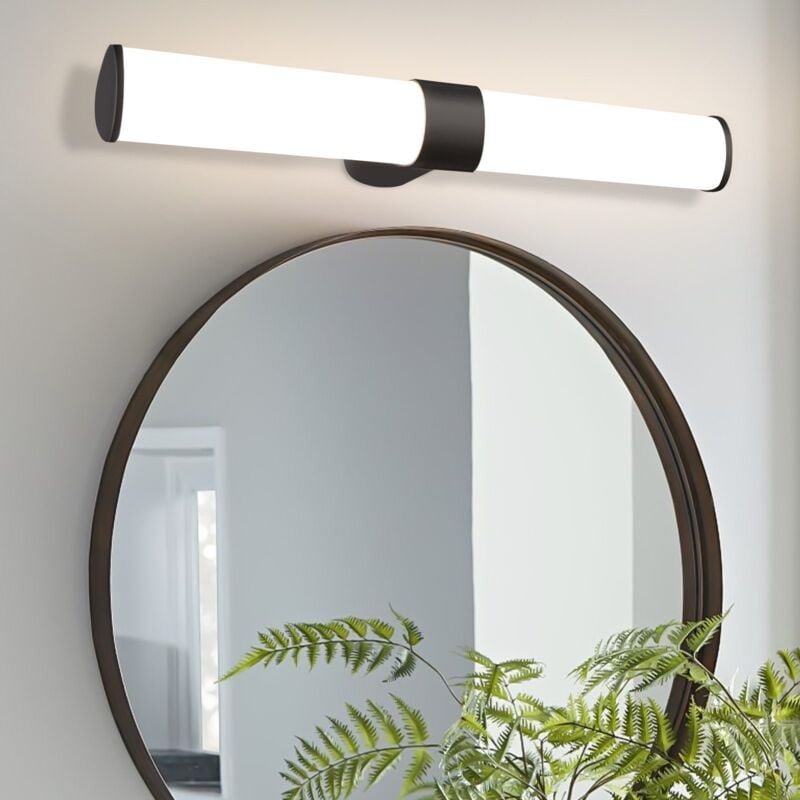 Thumbnail - Led Spiegelleuchte Bad Spiegellampe - Schwarz Wandlampe Badezimmer 8W Badleuchte Wand Wasserdicht IP44 Wandleuchte Neutr...