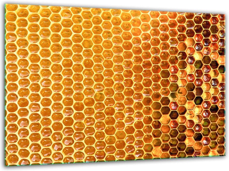 GlasHackbrett Mythos 30 x 22 Honig Temperatur