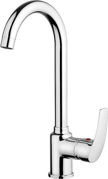 Einhebelmischer für Waschbecken aus verchromtem Messing - Paini Atomix