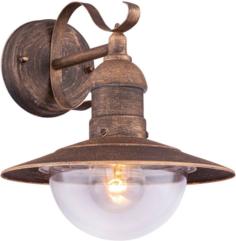 Wandleuchte - Linda - braun - metall - schiffsleuchte - - Globo