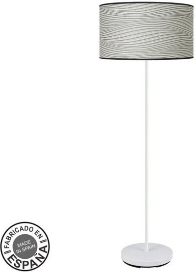 Fabrilamp - Stehleuchte de Stehleuchte Moda 1xe27 weiß/weiß grau