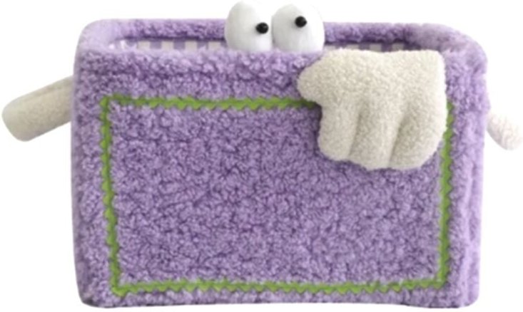 Tlily - Kleiner Aufbewahrungskorb, faltbar, für Zuhause, Ins Design, Spielzeug, Snacks, Kosmetik, Organisation von Gesch...