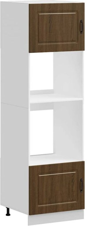 Thumbnail - Herdumbauschränke 2 Stk. Kalmar Braun Eichen-Optik Holzwerkstoff vidaXL