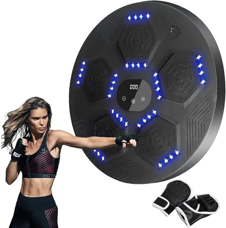 Elektronische Musik Boxmaschine, Bluetooth Boxing Machine, Musik-Box-Ziel-Workout-Maschine, Musik elektronische Boxen Wa...