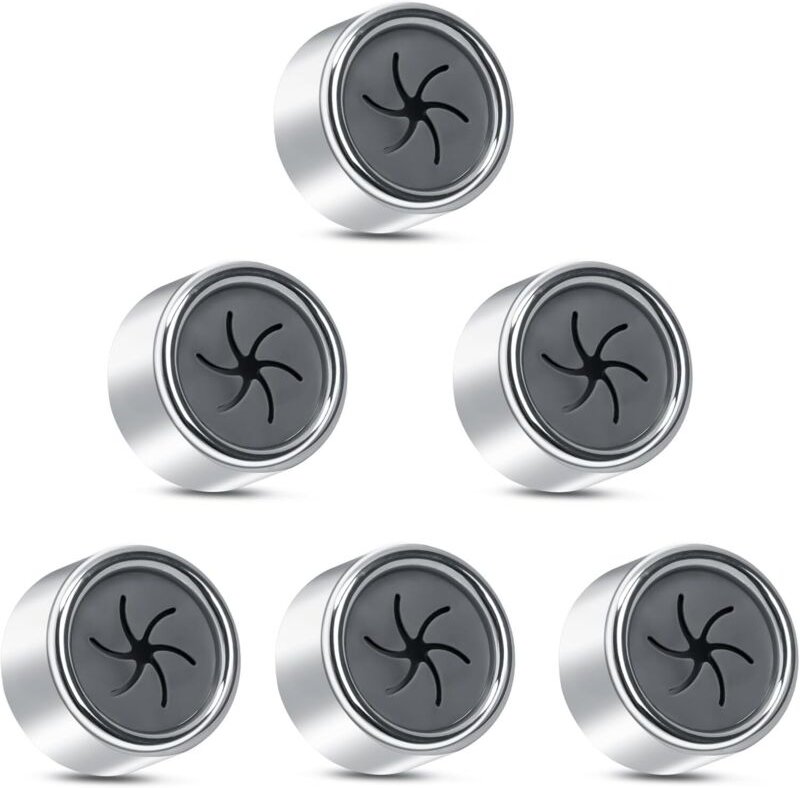 Shining House - 6er Set Geschirrtuchhalter, Küchenhandtuchhaken, runder Geschirrtuchhalter für Küche, Bad und Zuhause, K...