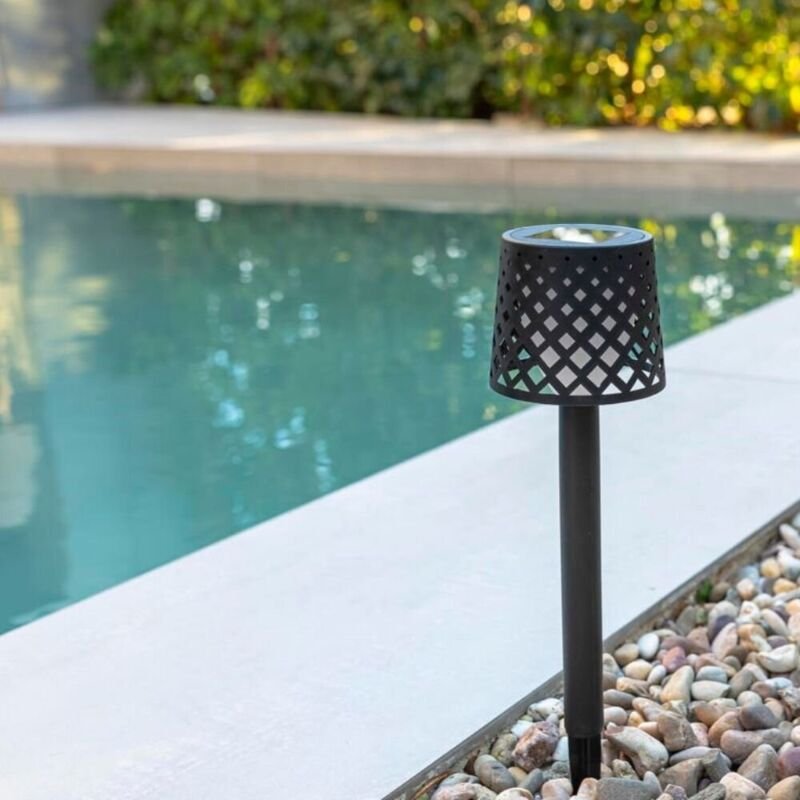 New Garden Gretita Solar Erdspieß Leuchte, 4er Pack Weiß