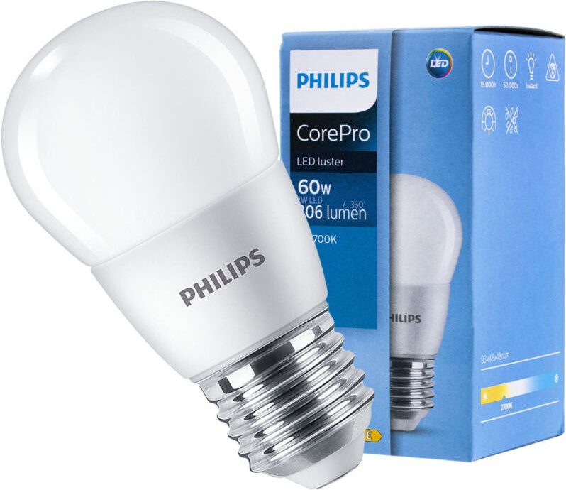 Philips - 31302600 led Lampe CorePro Glanz nd 7-60W E27 827 P48 fr