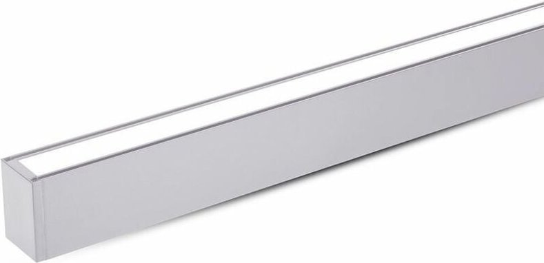 60W Linear led Deckenleuchte mit Samsung Chip, 120cm Naturweiß, Silberfarbe - V-tac