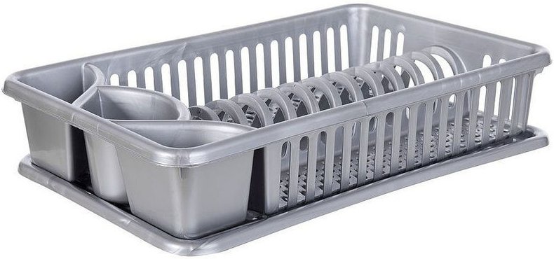 Abtropfgestell Geschirr Abtropfständer Kunststoff 93871 Abtropfkorb Abtropfgitter Abtropfschale Tellertrockner - Dandibo