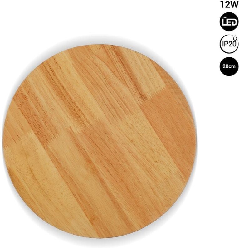 Wandleuchte aus Holz "Lune" - 12W - ø 20 cm