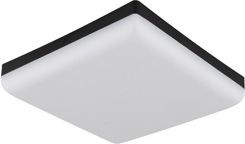 Thumbnail - Globo - Deckenlampe Deckenleuchte led Flurlampe schwarz Küchenleuchte quadratisch l 22cm