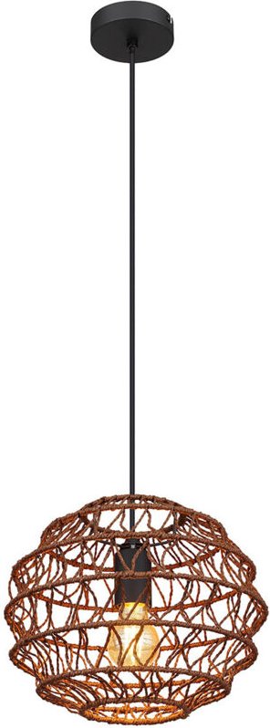 Hängeleuchte - Senni - braun - metall - ø 29cm - E27 - - Globo