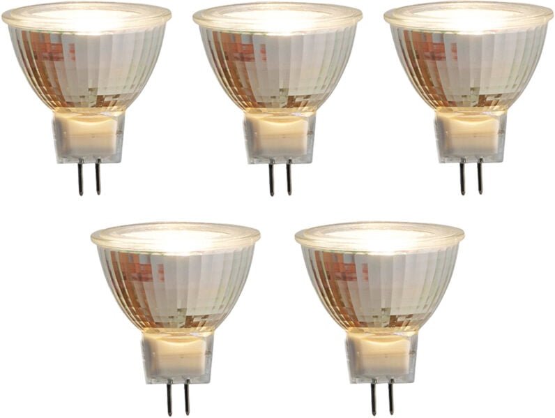 Luedd - Set mit 5 GU5.3 LED-Leuchtmitteln MR16 5W 420lm 2700K 12V