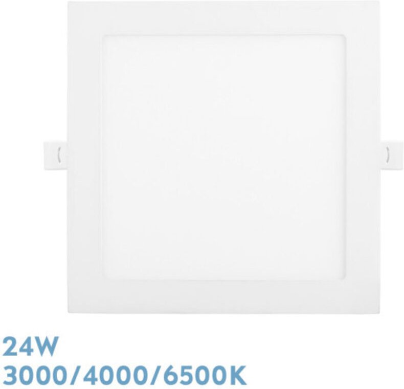 FABRILAMP Einbaudownlight Abaco 24w 3000-4000-6500k White 2160lm Square 1,3x22,5x22,5cm Cut 20d