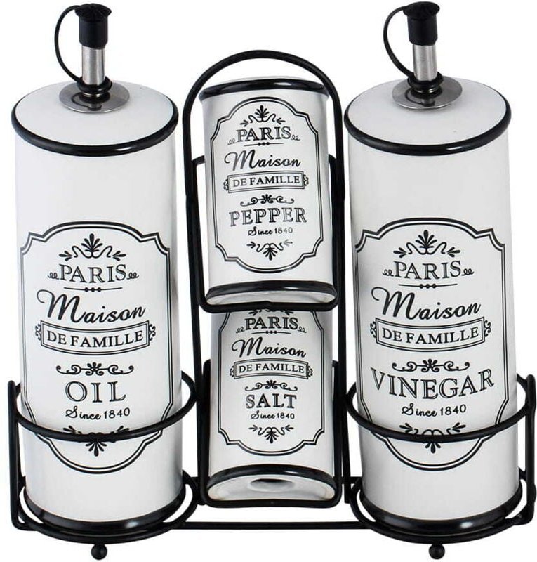 Keramik-Gewürzset 5-teilig MAESTRO PARIS MAISON MR-20030-04s