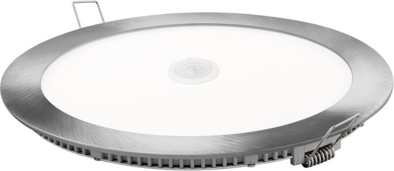 Rundes LED-Downlight mit Sensor in Matel-Silber, 18 w, neutral