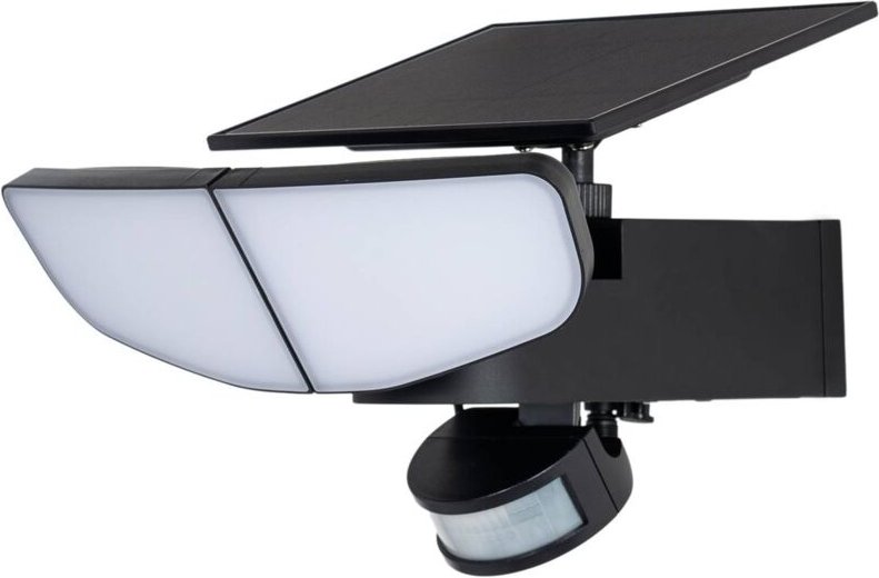 Lindby - Solarleuchte außen 'Naelin' dimmbar mit Bewegungsmelder von