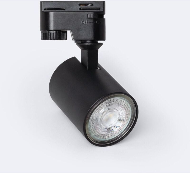 1-Phasenstromschiene Strahler Jiuk für GU10-Glühbirne Schwarz