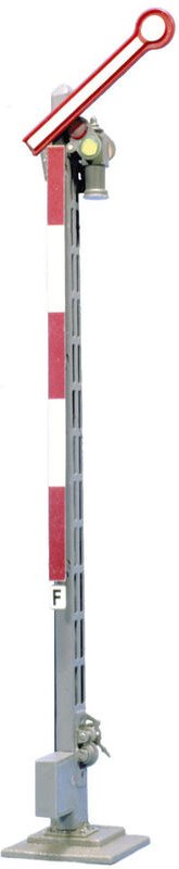 Viessmann - Modelltechnik 4530 H0 Formsignal 1flügelig, Schmalmast Hauptsignal Fertigmodell db