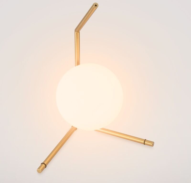 Barcelona Led - Kristallkugel Tischlampe 'octo' - E27 - ø 15cm