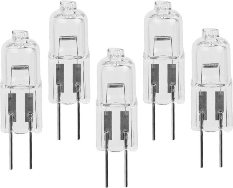 5 Stück G4 6 V 5 W 10 W Kapsel-Halogenlampen G4 12 V 20 W 30 W Halogenlampen Warmweiß für Mikroskop-Licht-Taschenlampen ...