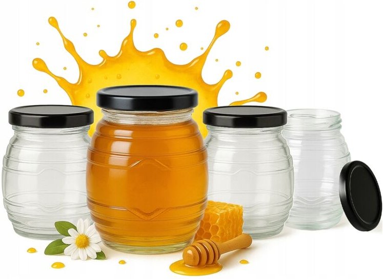 20 Glasbehälter UL180 ml für Honig, Marmelade, Konfitüre, Sahneflaschen