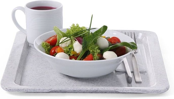 Glatte Polyesterschale 325x265mm GN 1/2 - Hendi 876602