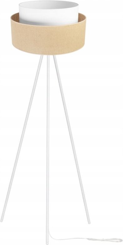 Stehlampe mit Dreibein, Lampenschirm aus Metall, 45 cm