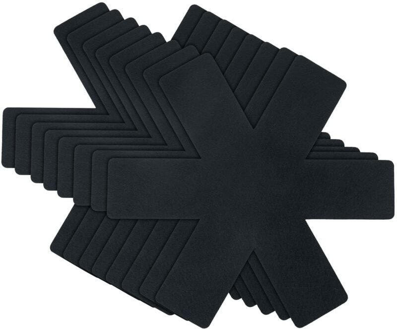 Topfschoner, 8er-Set, hitzebeständig, stapelbar, größenverstellbar, rutschfest und stapelbar für Pfannen, Töpfe und Schü...