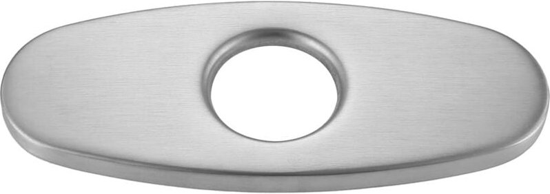 5,5-Zoll-Edelstahl-Spülbeckenabdeckung für Badezimmer- oder Küchenspülenarmaturen, 1- oder 3-Loch-Mischbatterien (gebürs...