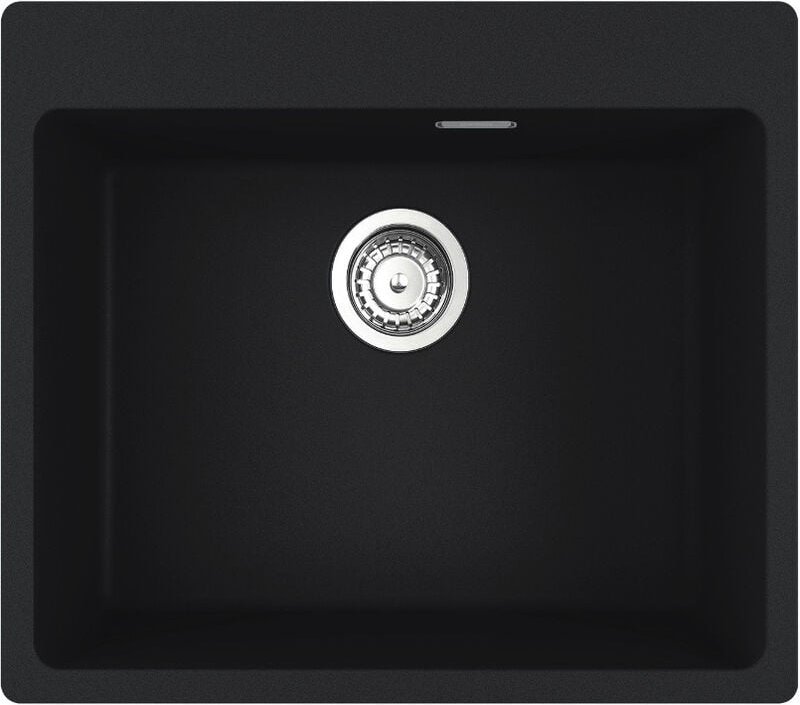 Franke - Maris - Fragranit Küchenspüle mrg 610-54 ftl, 59x50 cm, schwarz matt 114.0661.453